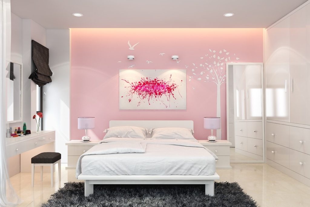 pink art for the home