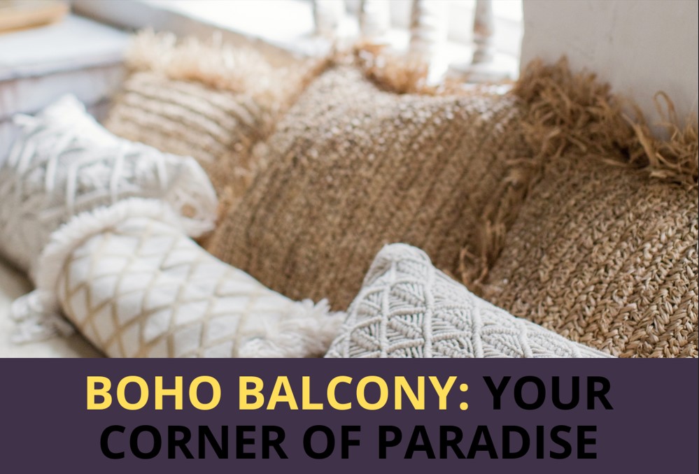 Boho balcony: your corner of Paradise, 40 impressive designs