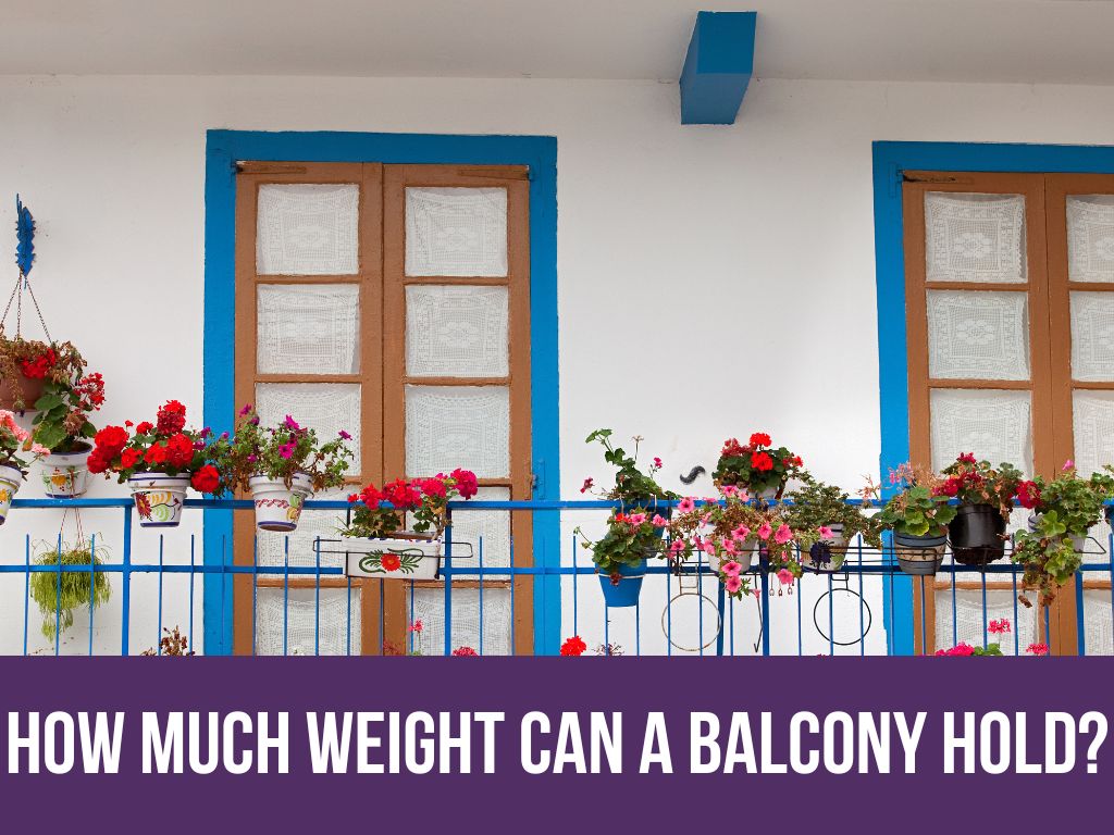 How much weight can a balcony hold