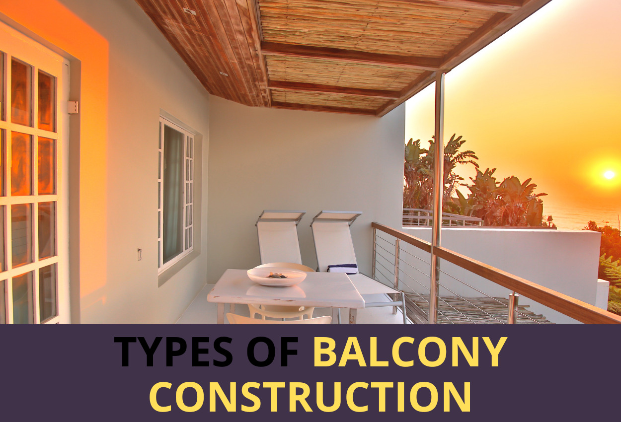 What is the types of balcony construction